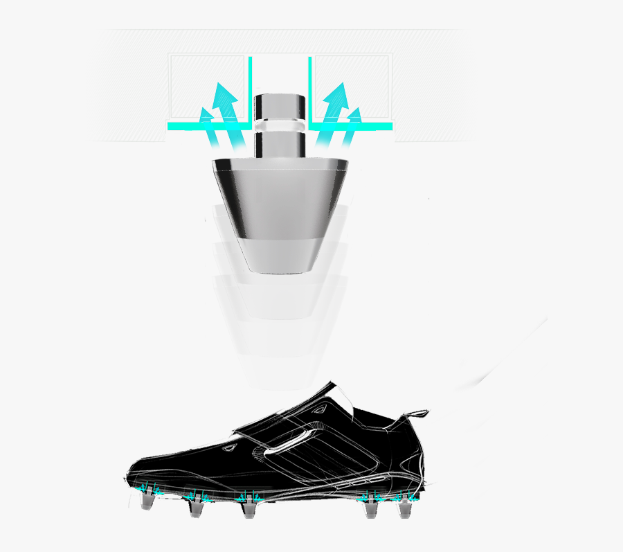 La Technologie Magnetud® Pour Une Fixation De Crampons - Soccer Cleat, Transparent Clipart