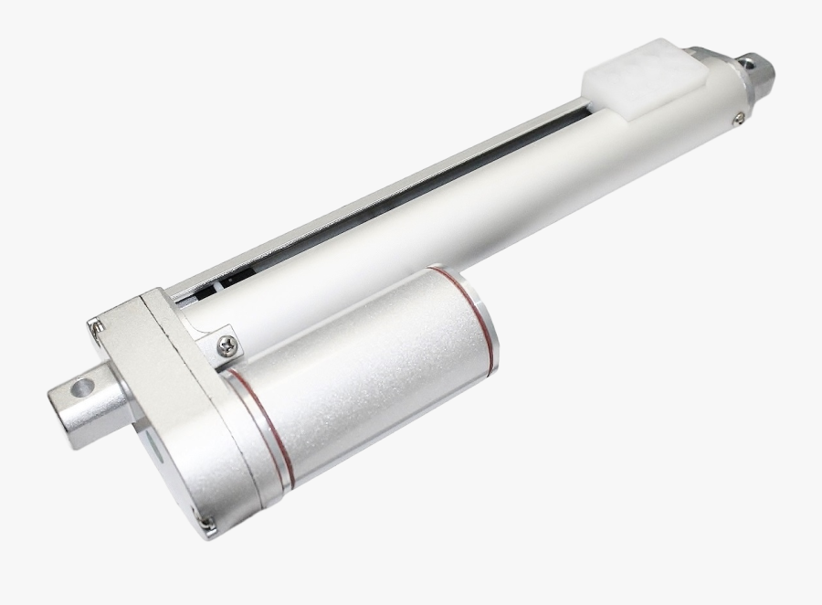 Mini Track Linear Actuator - Cylinder, Transparent Clipart
