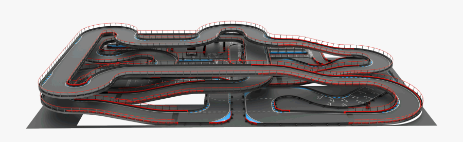 Multi Level Race Track, Transparent Clipart
