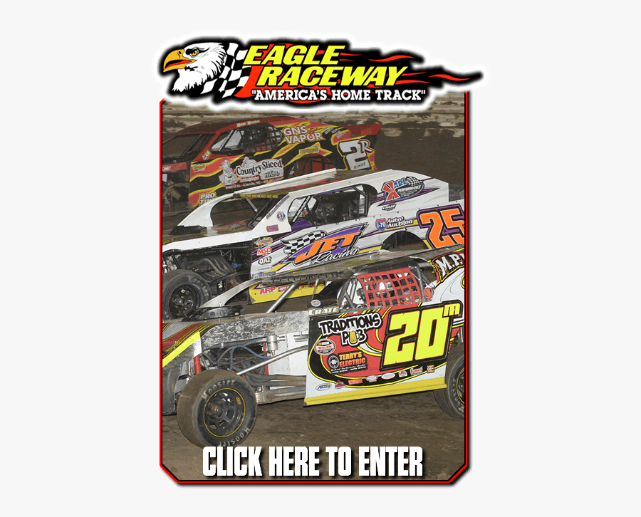 Racing At Eagle Raceway, Transparent Clipart