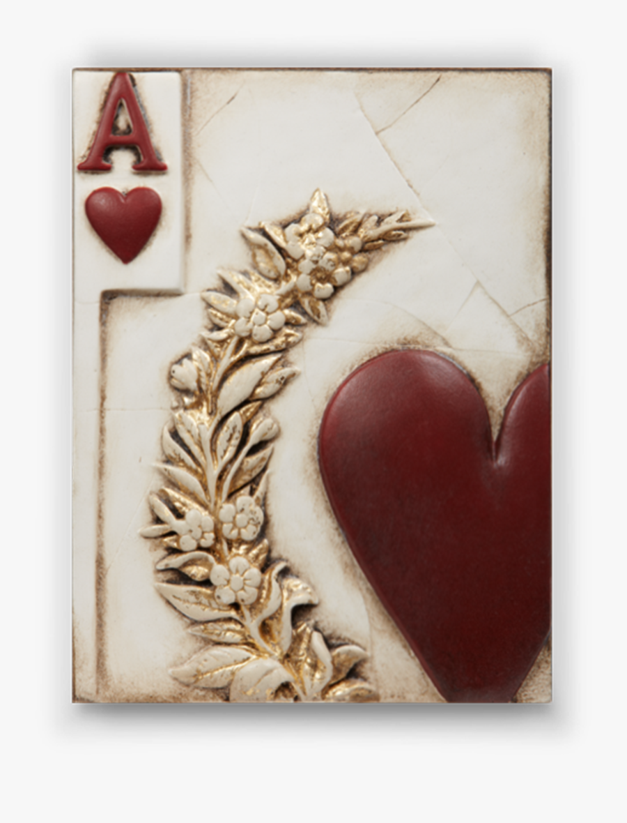 Transparent Ace Of Hearts Png - Heart, Transparent Clipart