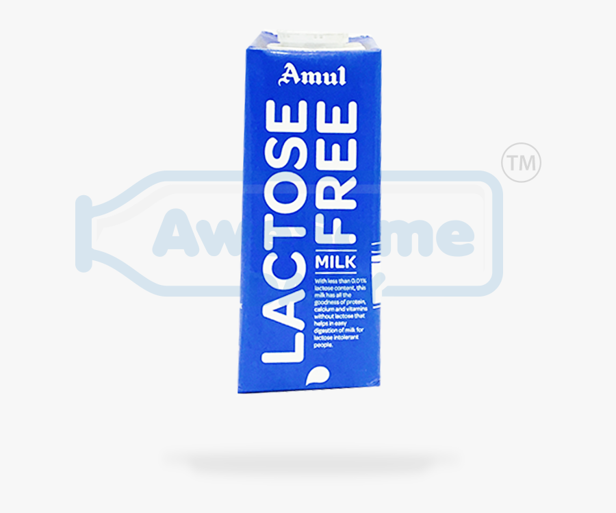 Amul Lactose Free Milk 250ml Online On Awesome Dairy - Amul, Transparent Clipart