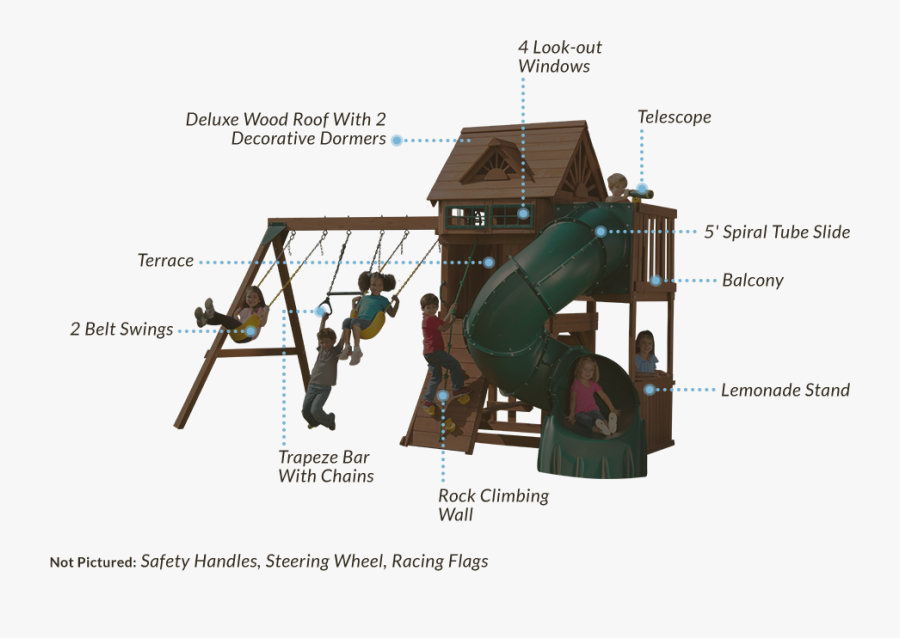 Playground Slide, Transparent Clipart