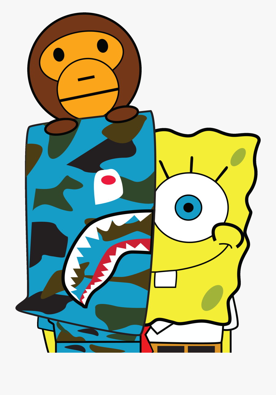 Bape X Spongebob Clipart , Png Download - Red Nose Day 2011 Noses, Transparent Clipart