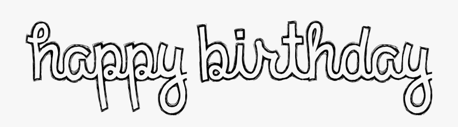 Happy Birthday Transparent White, Transparent Clipart