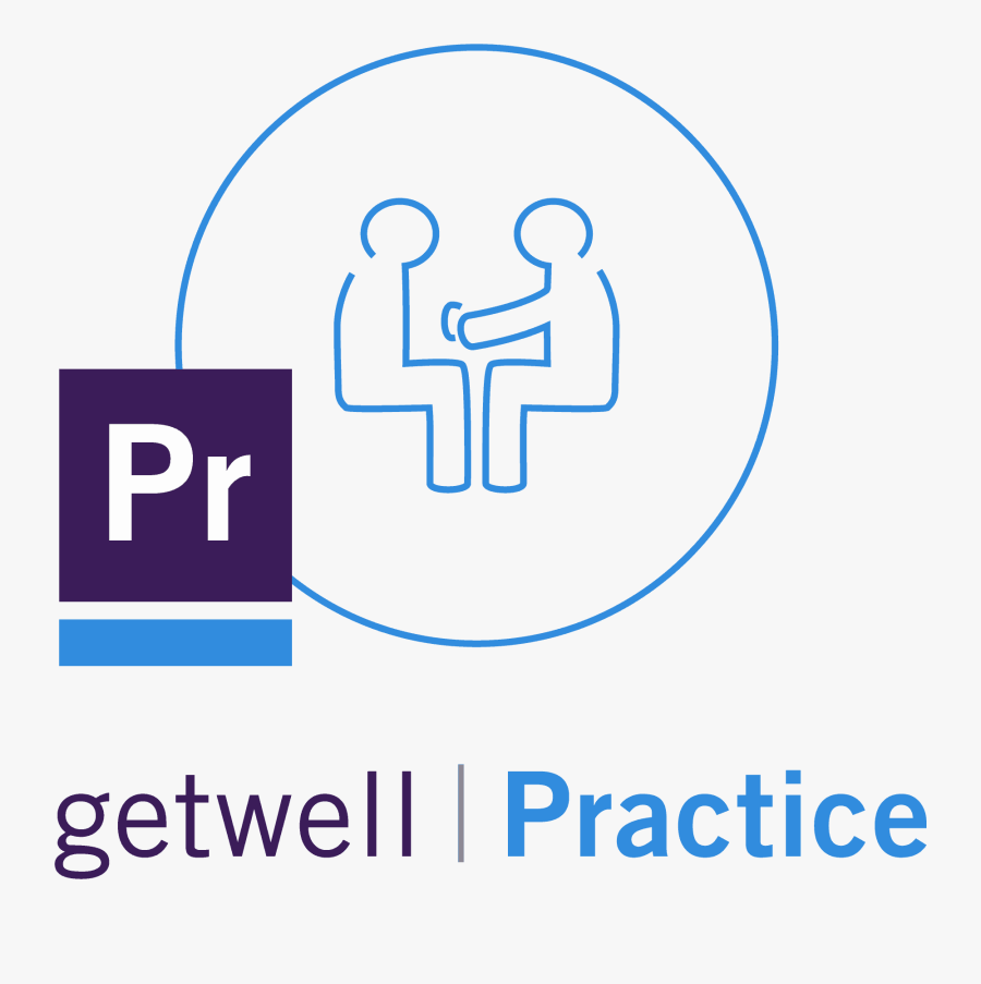 Getwell Practice Lockup Bug Lineicon - Graphic Design, Transparent Clipart