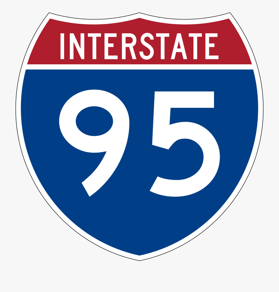 Interstate 95 Logo, Transparent Clipart