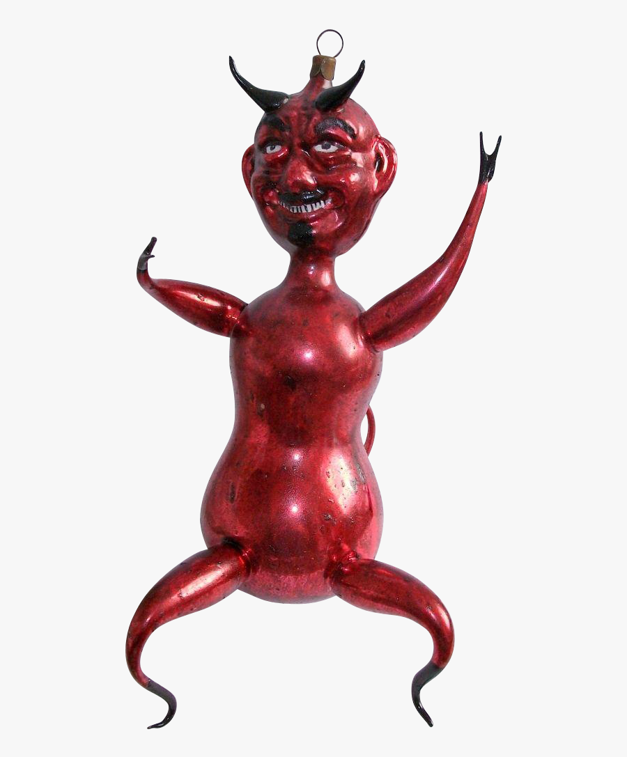 Huge Krampus Devil Anti Santa Christmas Ornament From - Bronze Sculpture, Transparent Clipart