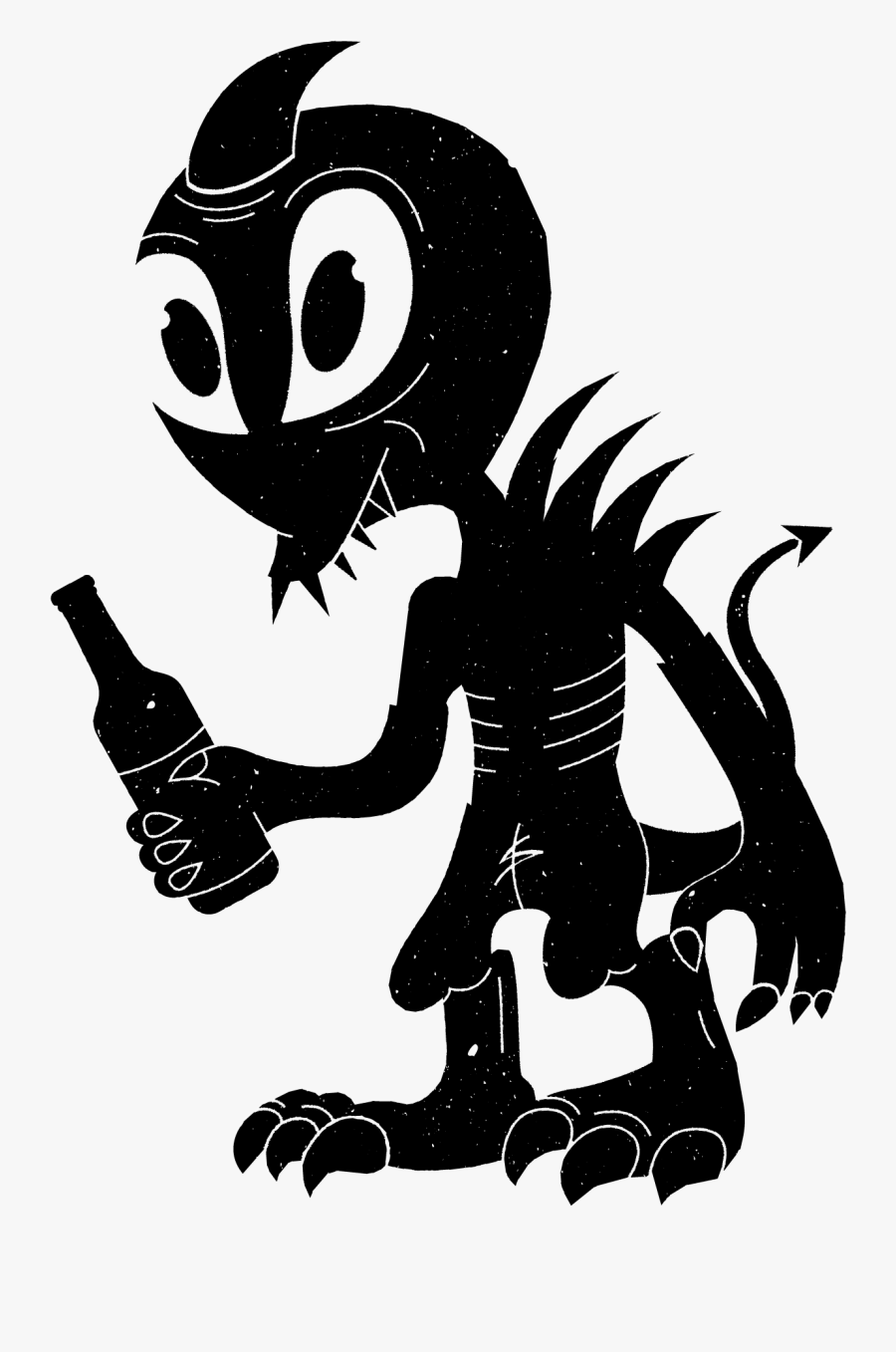 Los Dos Chupacabras Himalaya - Illustration, Transparent Clipart