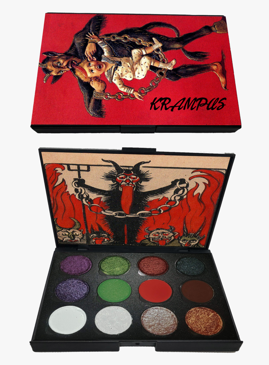 Krampus Makeup Palette , Png Download - Eye Shadow, Transparent Clipart