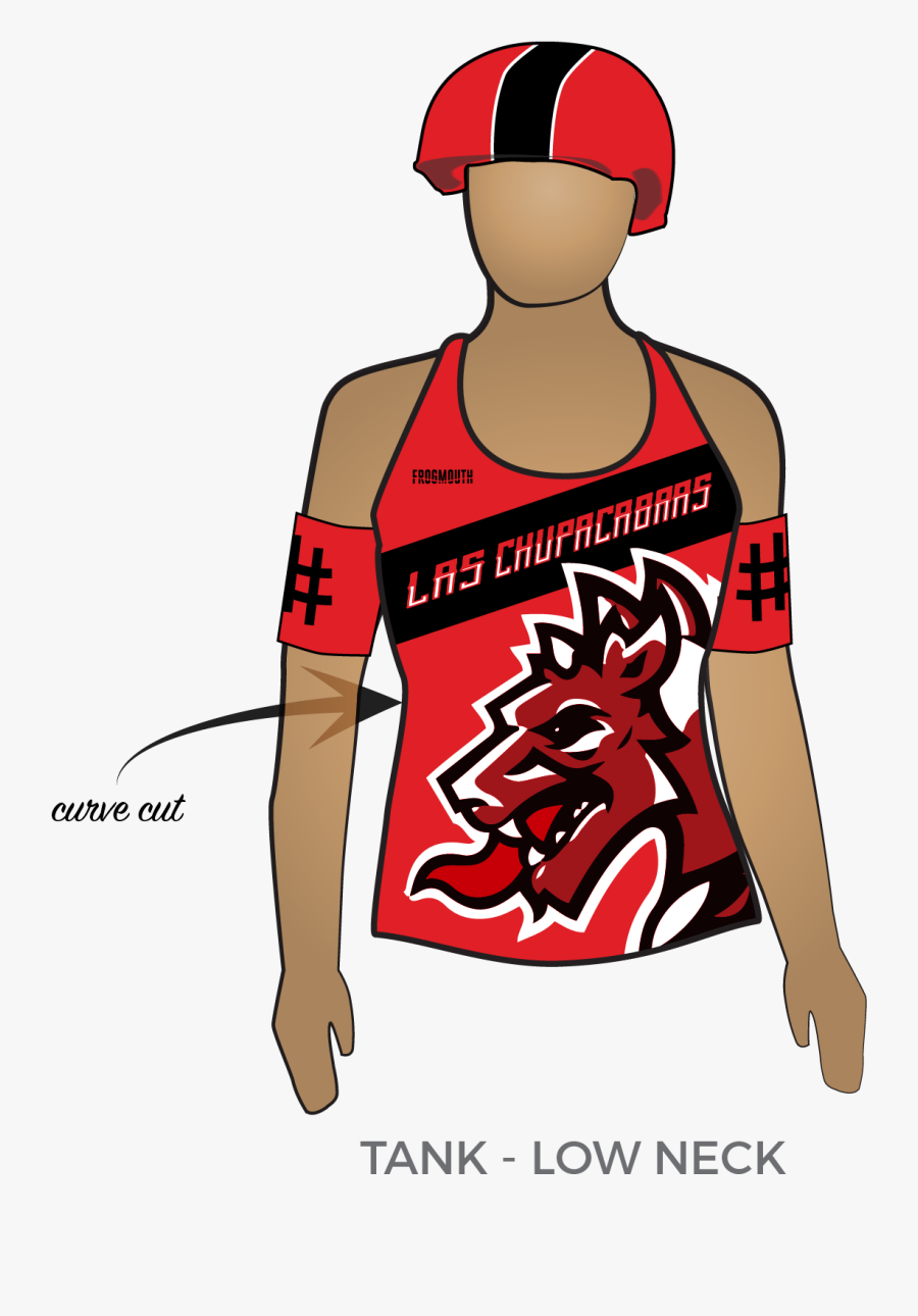 Yellow Rose Derby Girls, Las Chupacabras - Roller Derby, Transparent Clipart