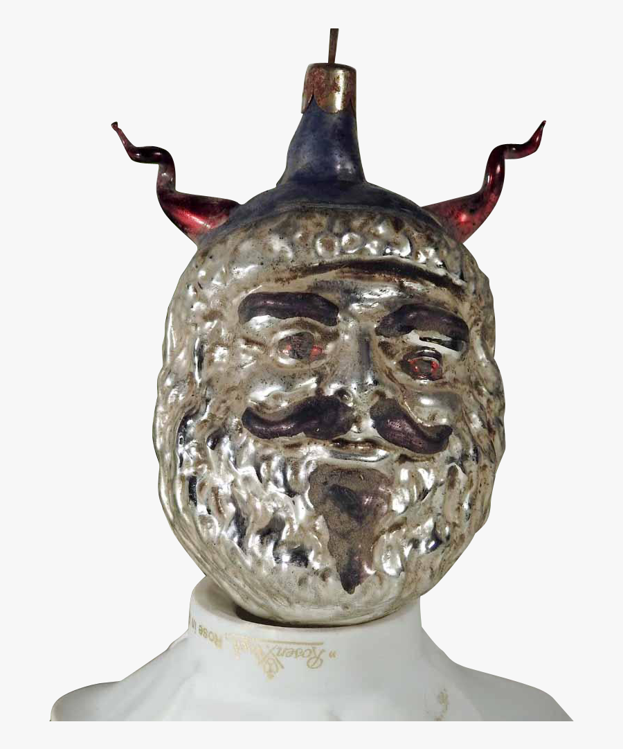 Rare German Christmas Ornament Krampus - Bronze Sculpture, Transparent Clipart