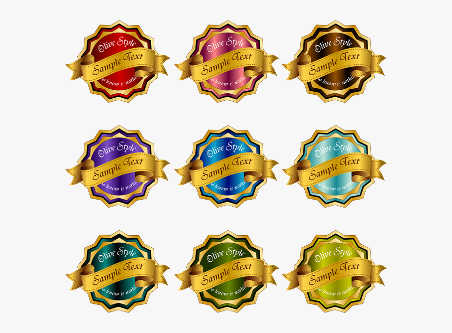 Winner Emblem, Award, Badge, Accolade, Ribbon, Prize, - 100% Natural, Transparent Clipart
