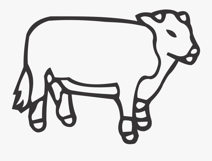 Cow, Transparent Clipart