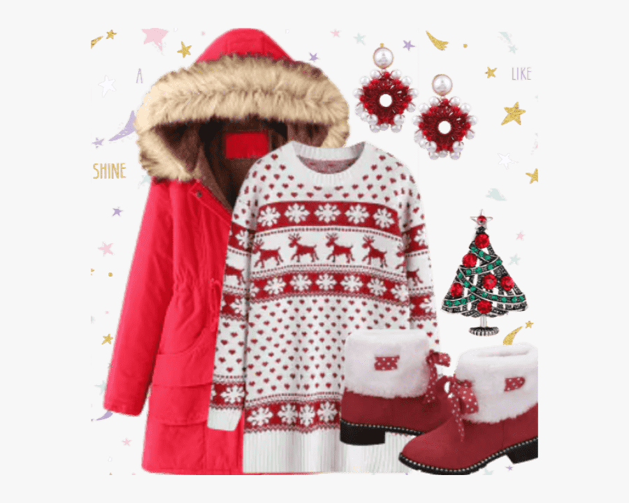 Transparent Christmas Sweater Pattern Png - Christmas Ornament, Transparent Clipart