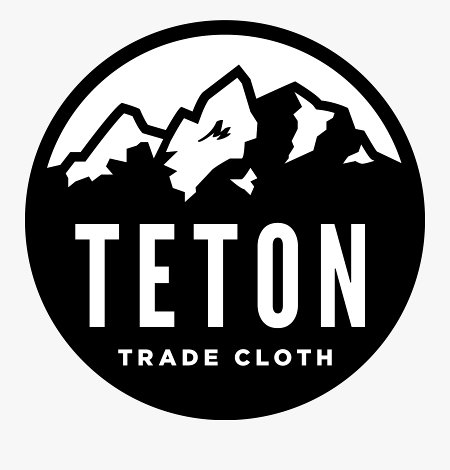 Ttc Circle Bw - Teton Trade Cloth, Transparent Clipart