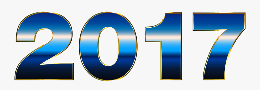 Clipart Chromatic 2017 Typography 6 No Background - 2017 Transparent Background, Transparent Clipart