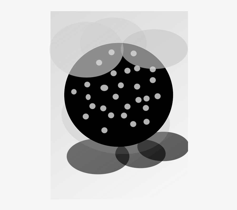 Monochrome Photography,polka Dot,sphere - Polka Dot, Transparent Clipart