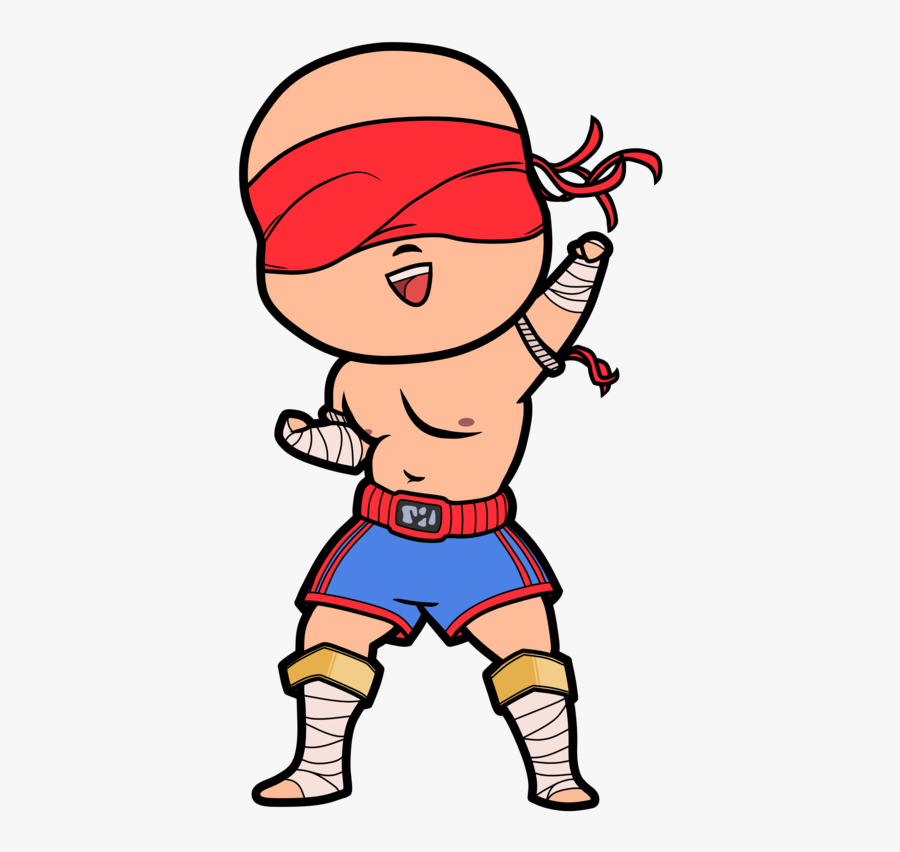 Sword Clipart Thai - Lee Sin Cartoon Muay Thai, Transparent Clipart
