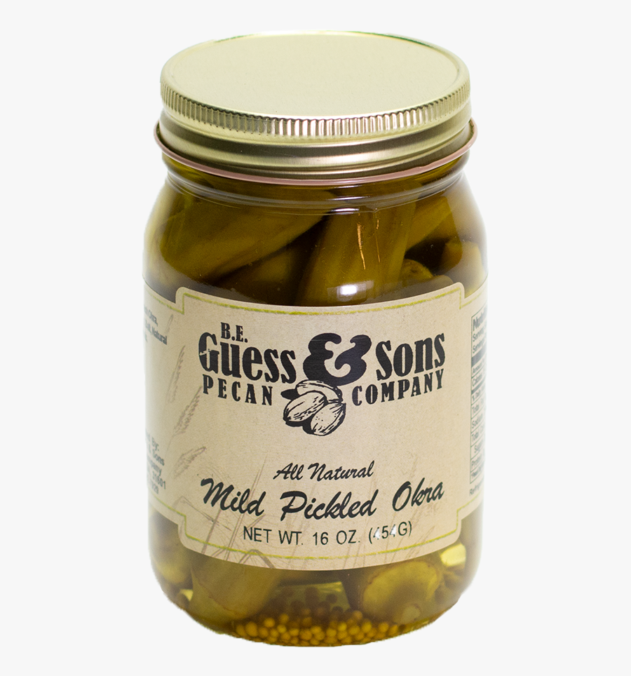 Mild Pickled Okra - Olive, Transparent Clipart