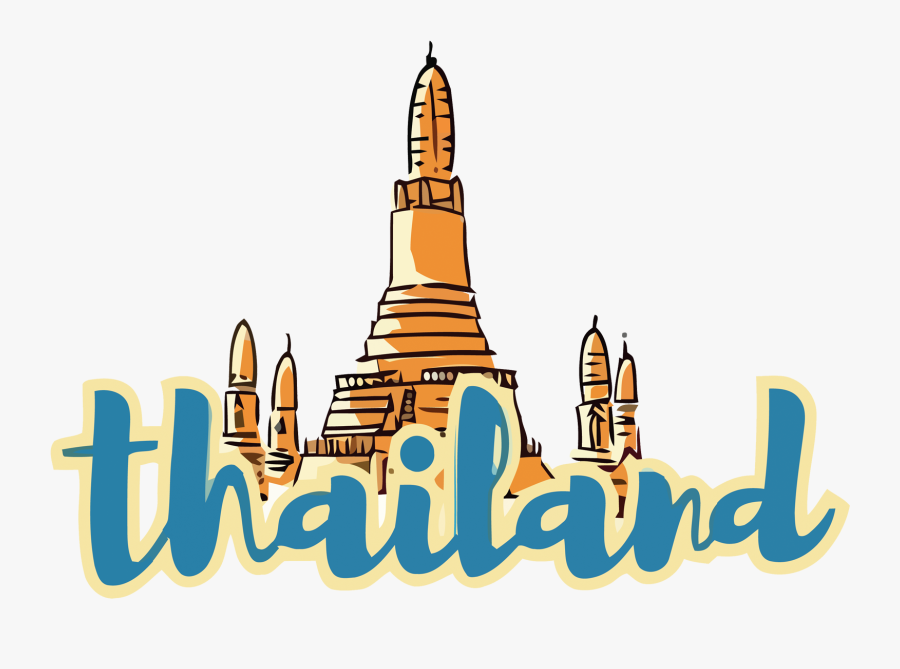 Sticker Material Euclidean Vector Thailand Logo Clipart - Thailand Clipart, Transparent Clipart