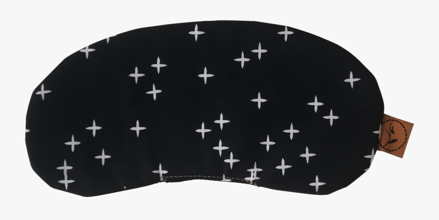 Crosses On Black Eye Mask - Star, Transparent Clipart
