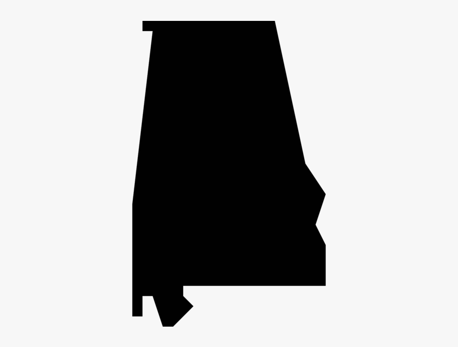 Alabama State Silhouette Png, Transparent Clipart