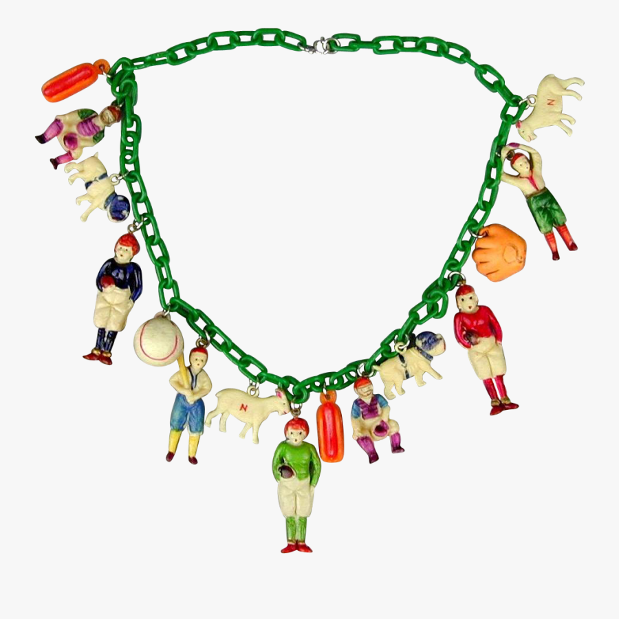 Vintage S Celluloid Occupied - Necklace, Transparent Clipart
