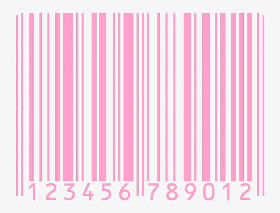 Transparent Png Barcode - Codigo De Barras Color Rosa, Transparent Clipart