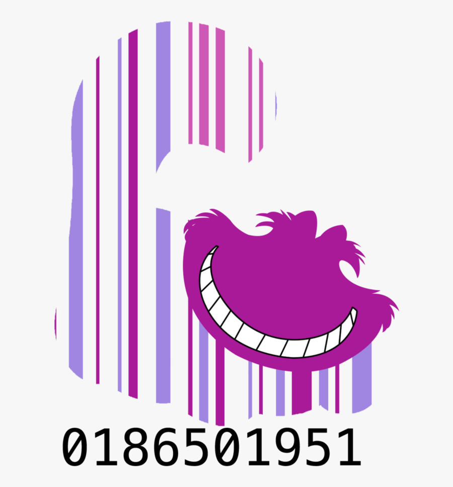 Svg Free Download Barcode Clipart Admit One - Alice In Wonderland Cheshire Cat Smile, Transparent Clipart