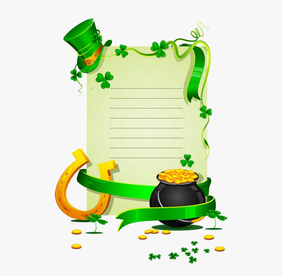 ♣ 17 Mars ♣ St Patrick"s Day Card, Lucky Charm, Clipart - Cartão St Patricks, Transparent Clipart