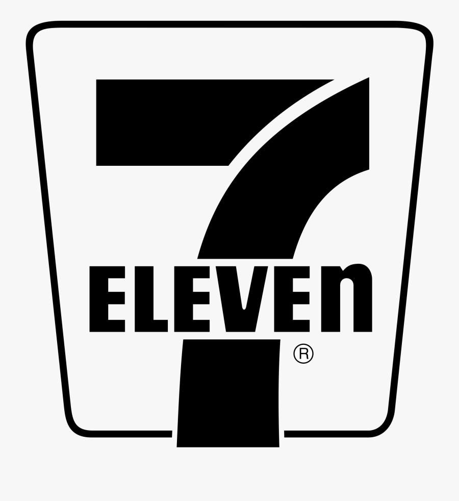 Clip-art - Seven Eleven Logo White, Transparent Clipart
