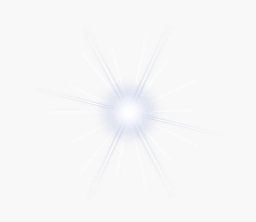 Light White Star Glare - Transparent Background White Glare, Transparent Clipart