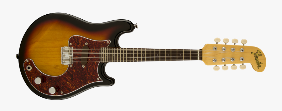 Transparent Mandolin Png - Squier Affinity Pj Bass Sunburst, Transparent Clipart