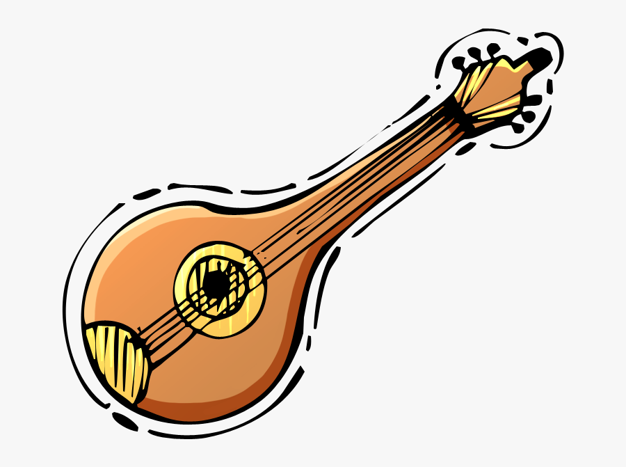 Mandolin Clipart, Transparent Clipart