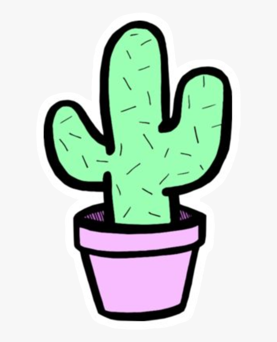 Transparent Cactus Clipart Png - Cactus Cute Drawings, Transparent Clipart