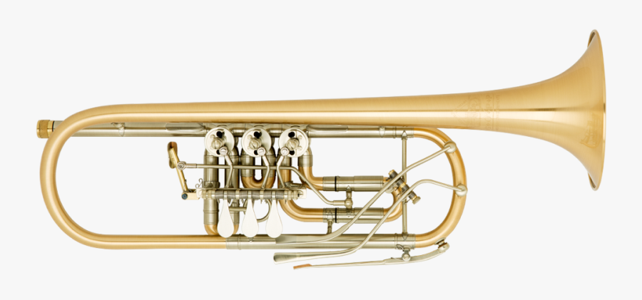 Bb-concert Trumpet - Trumpet - Concert Trumpet, Transparent Clipart