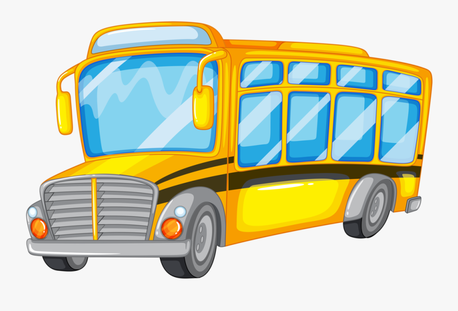 Riding The Bus Clip Art, Transparent Clipart