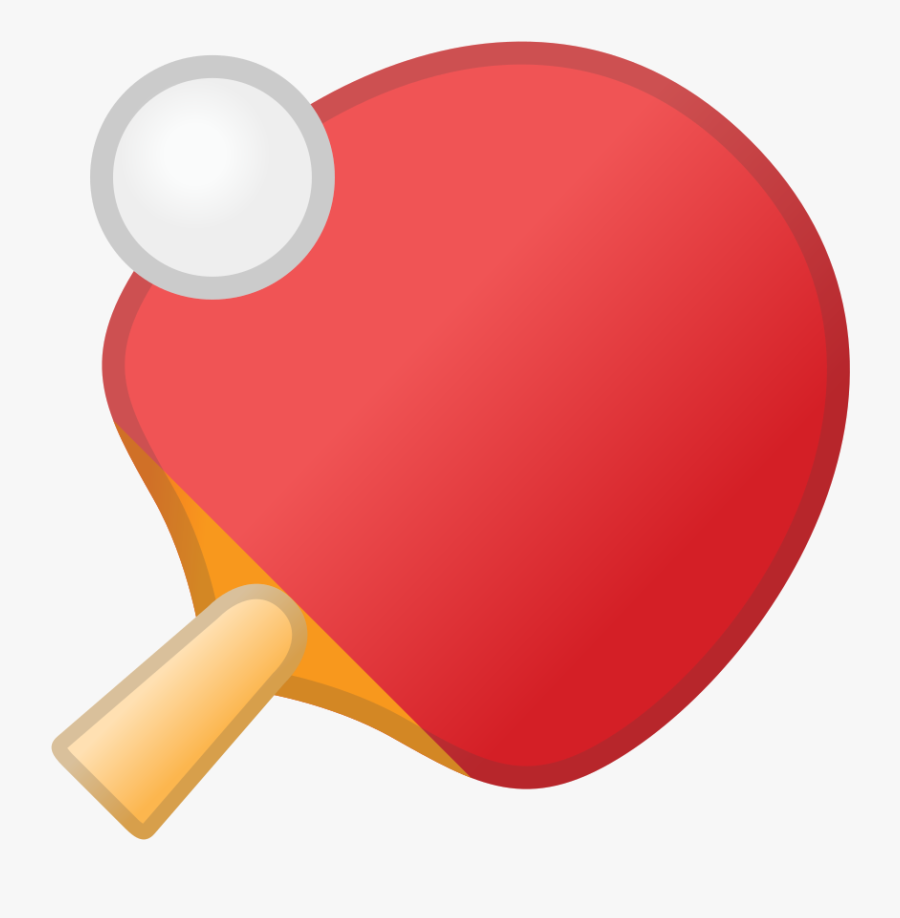 Emoji Raquete Ping Pong, Transparent Clipart