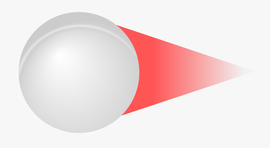 Pong Ball In Flight, Transparent Clipart