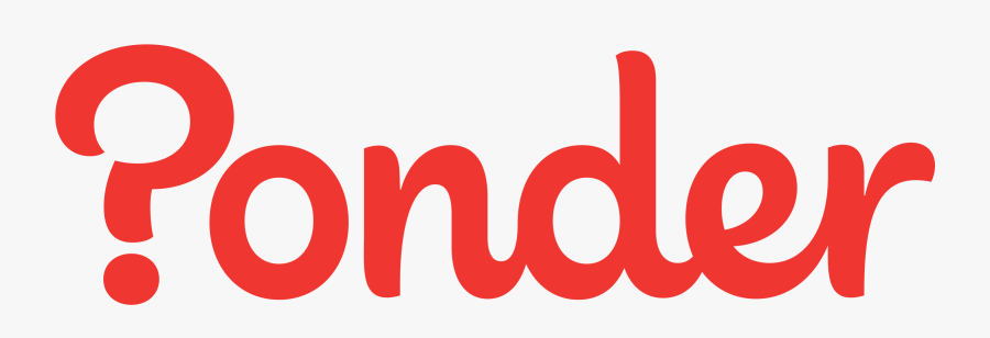 Ponder Logo, Transparent Clipart