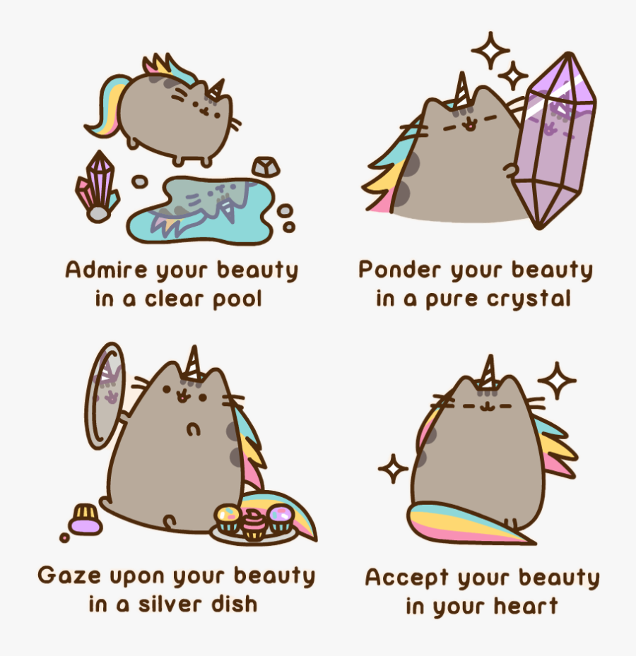 #pusheen #freetoedit - Pusheenicorn Beauty Tips, Transparent Clipart