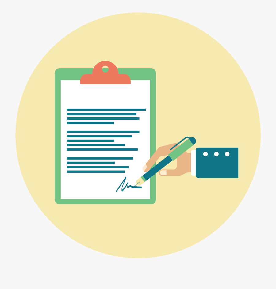 Contract Clipart Hired - Documento Socio Intencion De Vender Sus Participaciones, Transparent Clipart