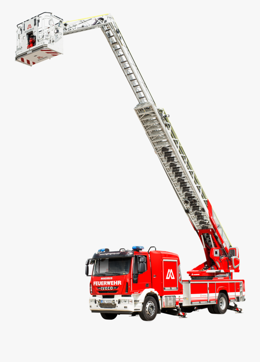 The Large Heights That The Ladder Shall Reach And The - Fire Apparatus, Transparent Clipart