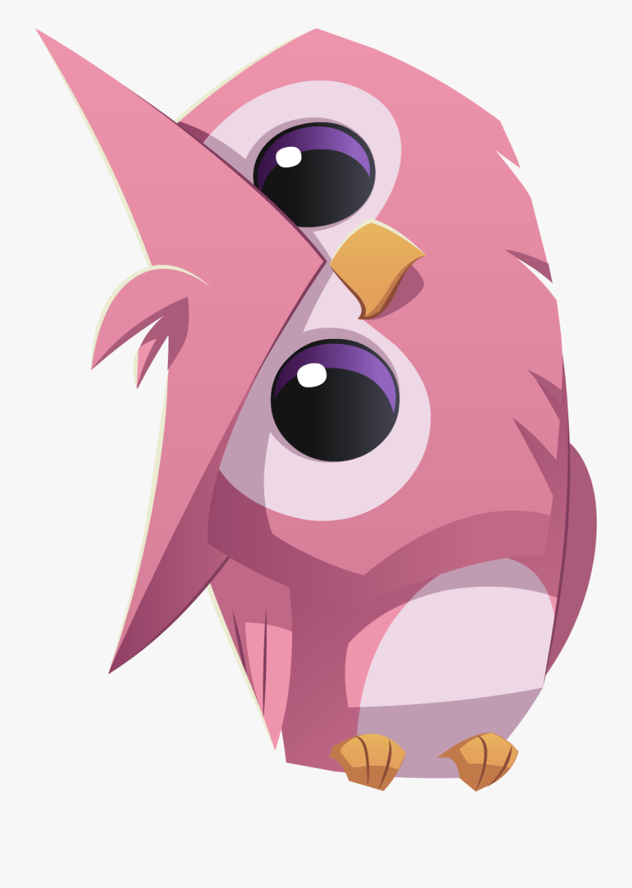 Pink Owl Png - Animal Jam Owl Png, Transparent Clipart