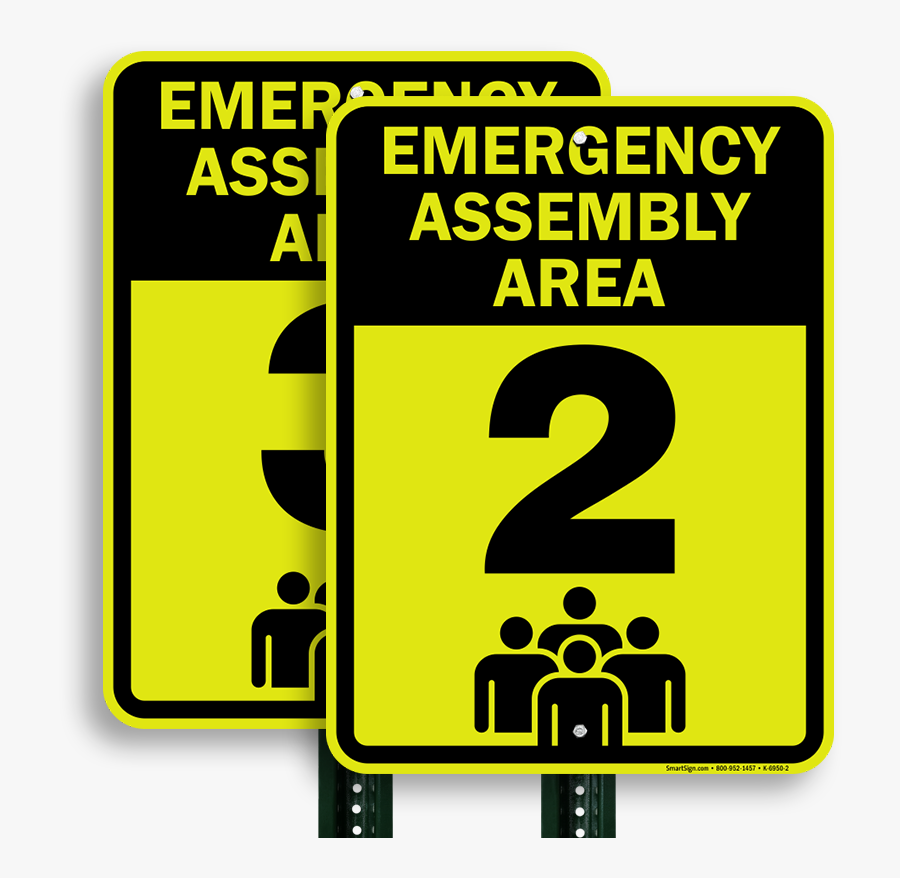 Transparent Free Clipart Emergency - Emergency Assembly Area Signs, Transparent Clipart
