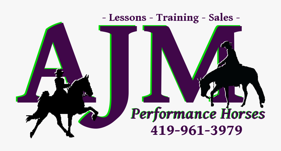 Ajm Performance Horses Logo, Transparent Clipart