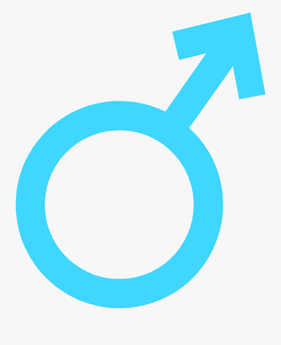 Male Sex Symbol Blue Clipart , Png Download - Sex Symbols For Male, Transparent Clipart