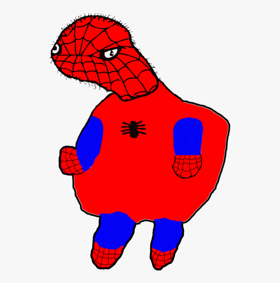 Full Body By Hyposnoke Clipart Black And White Library - Spoderman Transparent, Transparent Clipart