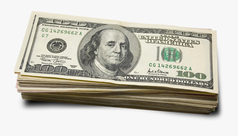100 Dollar Bill, Transparent Clipart